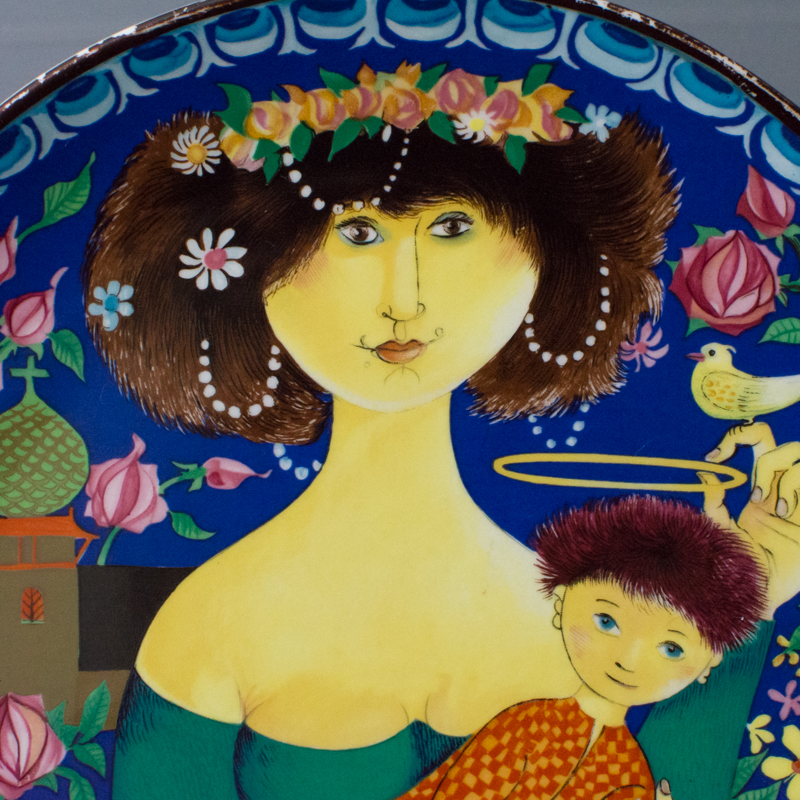 Stig Lindberg 1982年 MARIA プレート 箱付　陶板 Stig Lindberg 1982年 MARIA プレート 箱付 陶板 S115416697